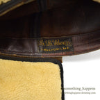 c.1920 LLBEAN AVIATOR LEATHER HAT...