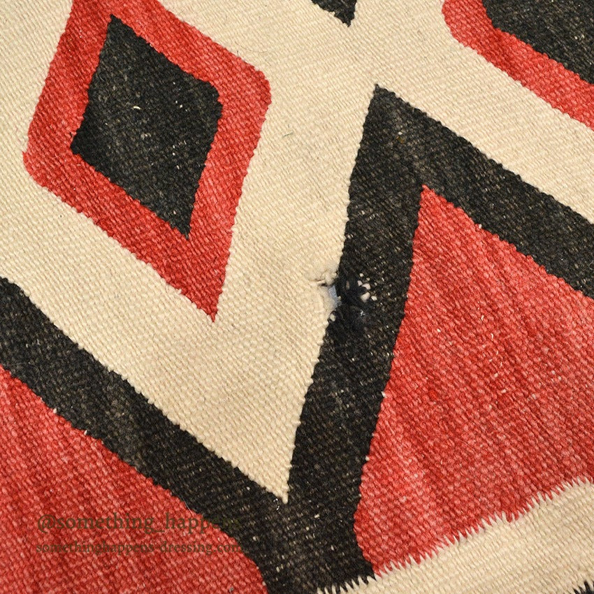 c.1930's NAVAJO RUG DIAMOND PATTERN... 135cm/92cm