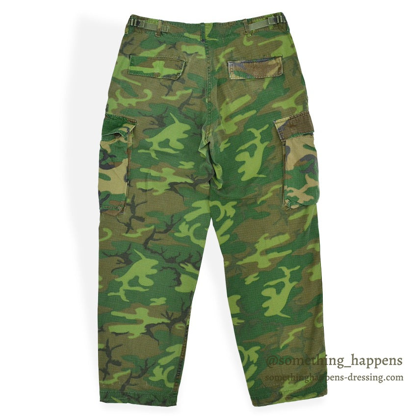 1970's USARMY ERDL MIX LEAF PANTS... MEDIUM-REGULAR