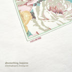 1990's ONEITA MELROSE FLOWER ART PRINT T-SHIRT ... XL