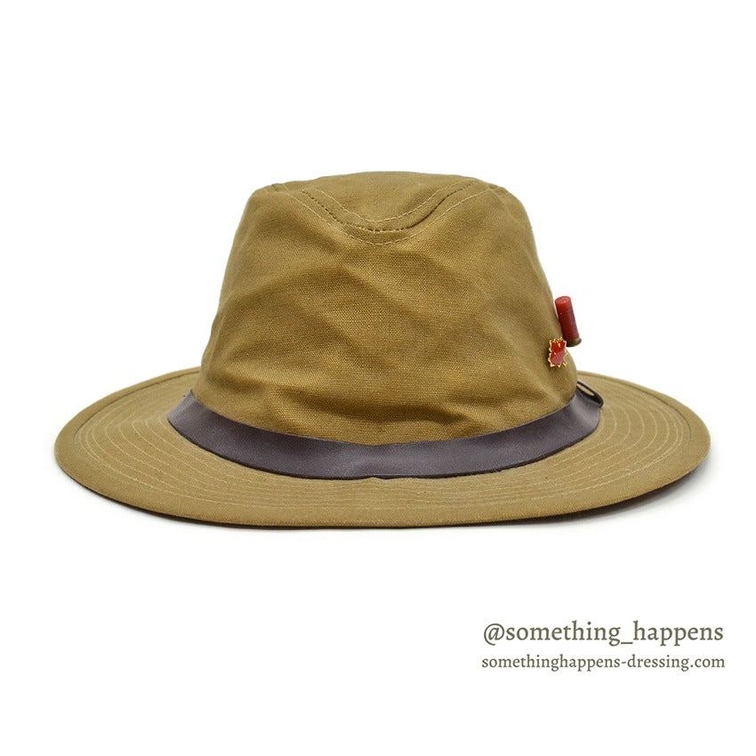 OLD FILSON TIN CLOTH PACKER HAT TAN ... L