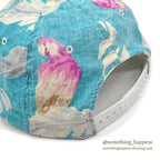 1990's DUCKS UNLIMITED FLORAL/BIRDS PRINT CAP...