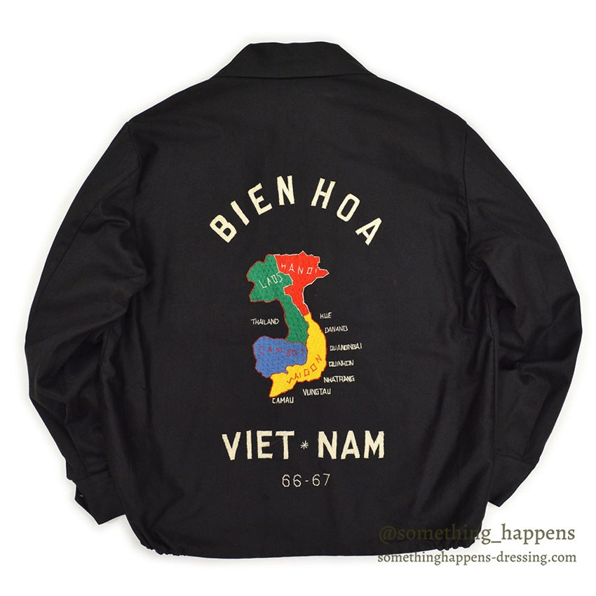 1960s DEADSTOCK VIETNAM SOUVENIR JACKET (Vietnamese style jacket) 66-67 PERFECT...