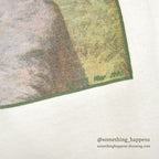 1990's~ HANES Guillaume Seignac Love's Whisper ART PRINT T-SHIRT ... XL