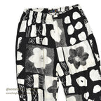 1980's JAMS WORLD FLOWER MONOCHROMATIC RAYON PANTS...M