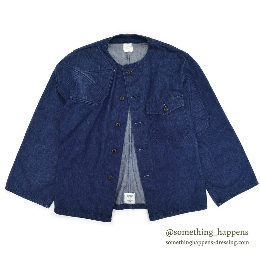 ~1980's USMILITARY COAT, SHOOTERS BLUE DENIM JACKET ... M