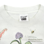 1990's REL-E-VANT PRODUCTS BOTANICAL ART PRINT T-SHIRT ... M