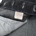 1980's Lee 200 BLACK DENIM PANTS...W33/L30