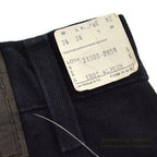 1980's DEADSTOCK Levi's 508 BLACK DENIM PANTS... W34/L34