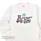 1980's STEDMAN TEDDY BEAR PRINT L/S T-SHIRT ... L