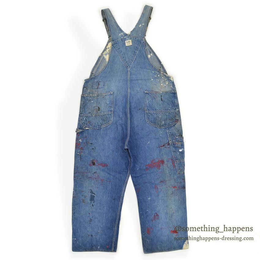 1970's Lee 91-SB JELT DENIM FARMER OVERALL ... W42/L27