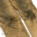 1970's~ SCULLY BROWN LEATHER PANTS...W33/L29