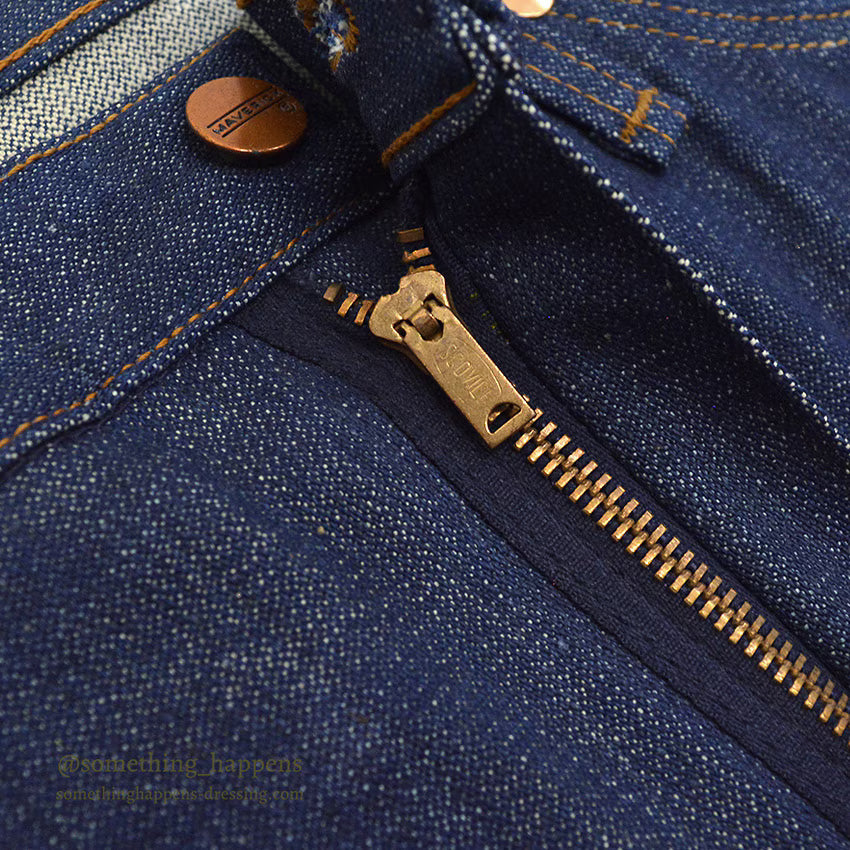 ~1970's DEADSTOCK MAVERICK 44MWZ DENIM PANTS ... W32/L29