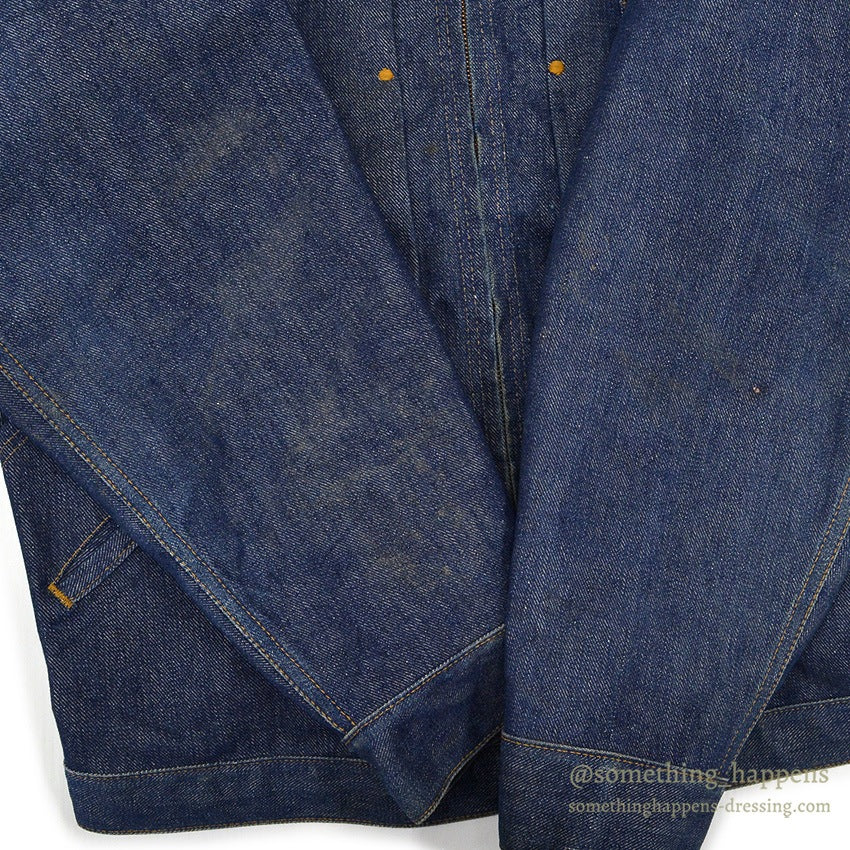 1960's WRANGLER 11MJZ DENIM JACKET NON WASH... 46