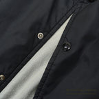 1970's CHMAPION BLACK NYLON COACH JACKET...