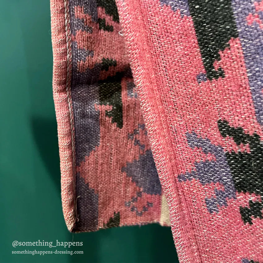 ~1950's BEACON INDIAN HEAD COTTON CAMP BLANKET ... 170cm/165cm