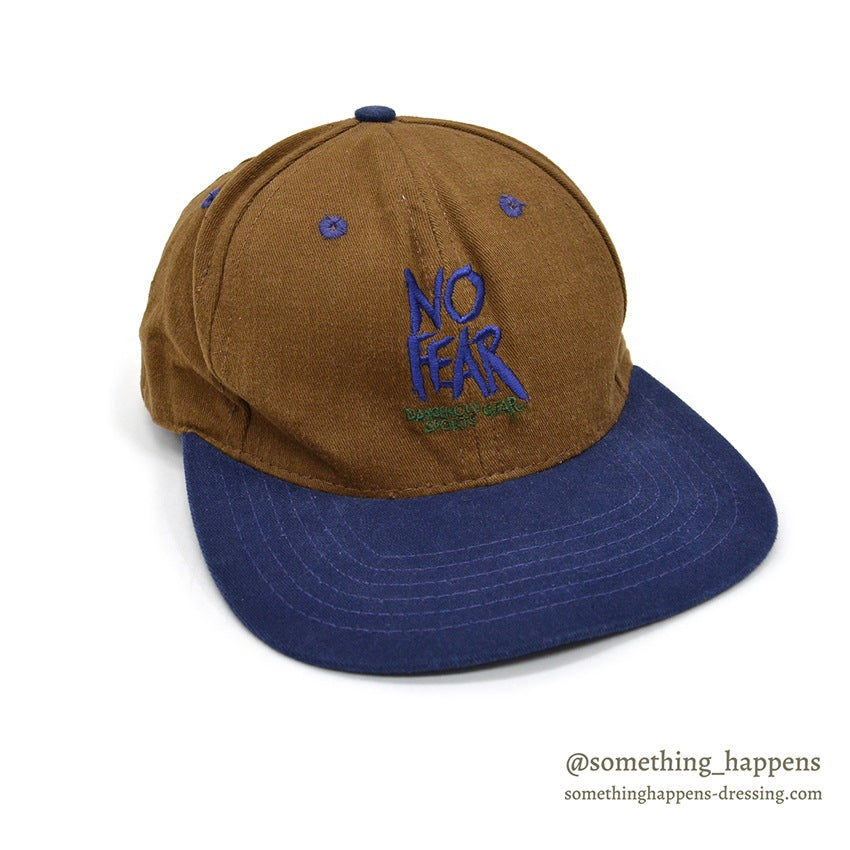 1990's DEADSTOCK NO FEAR SNAP BACK CAP...