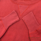 1950's RED TWO-TONE FRONT-V SWEAT SHIRT...