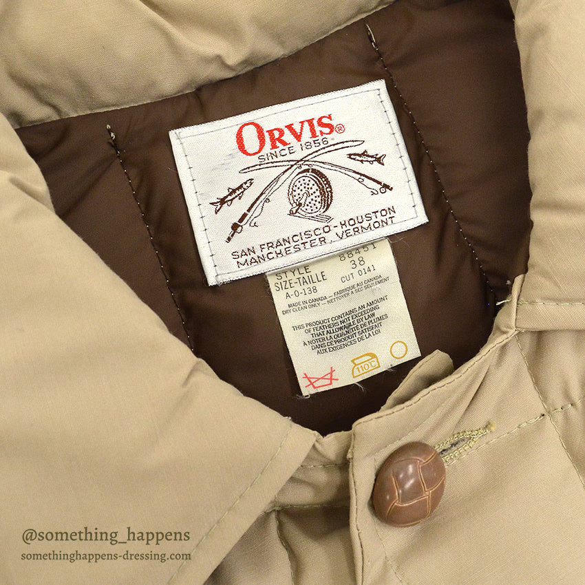 1980's ORVIS DUFFLE DOWN COAT...38