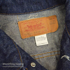 1970's Levi's 70505 small-e DENIM JACKET DARK... 40