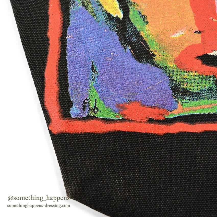 1990's FRED BABB ART CAN'T HURT YOU. CANVAS TOTE BAG ...
