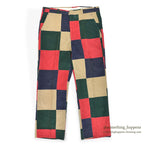 ~1980's PATCHWORK CORDUROY PANTS...W34/L28