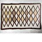 NAVAJO RUG DIAMONDS PATTERN LARGE SIZE... 191cm/126cm