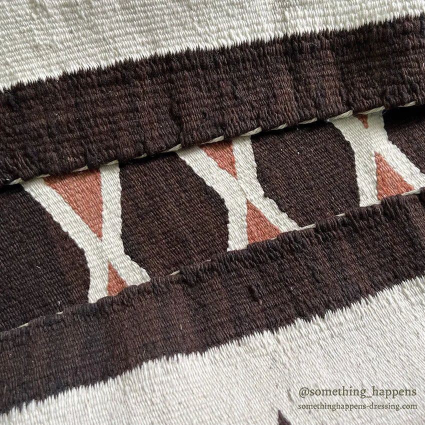 NAVAJO RUG DIAMONDS PATTERN RUNNER... 157cm/80cm