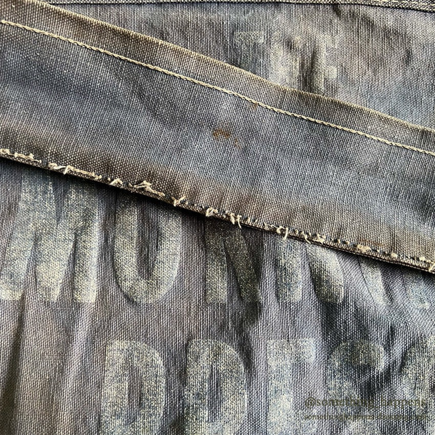 1940's~ THE MORNING PRESS FADED NAVY NEWSPAPERS BAG...