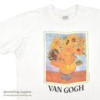 1980s STEDMAN Van Gogh Sunflowers ART T-SHIRT ... L