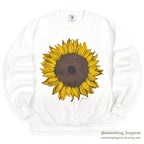 1990's DEADSTOCK DELTA SUN FLOWER SWEAT SHIRT... XL