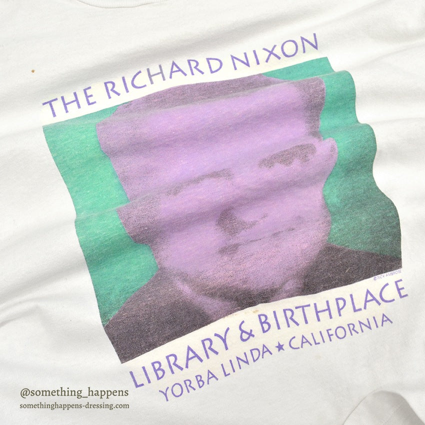 1990's HANES RICHARD NIXON GRAPHIC T-SHIRT... XL