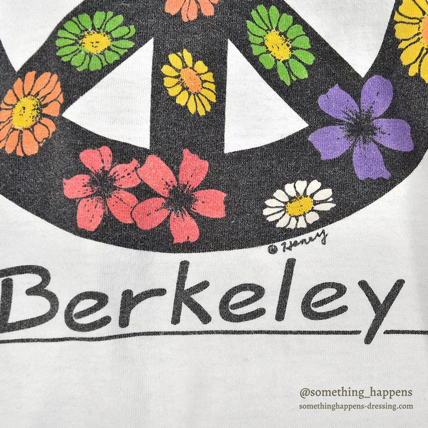 FRUIT OF THE LOOM BERKELEY PEACE & WILD FLOWER T-SHIRT ... XXL
