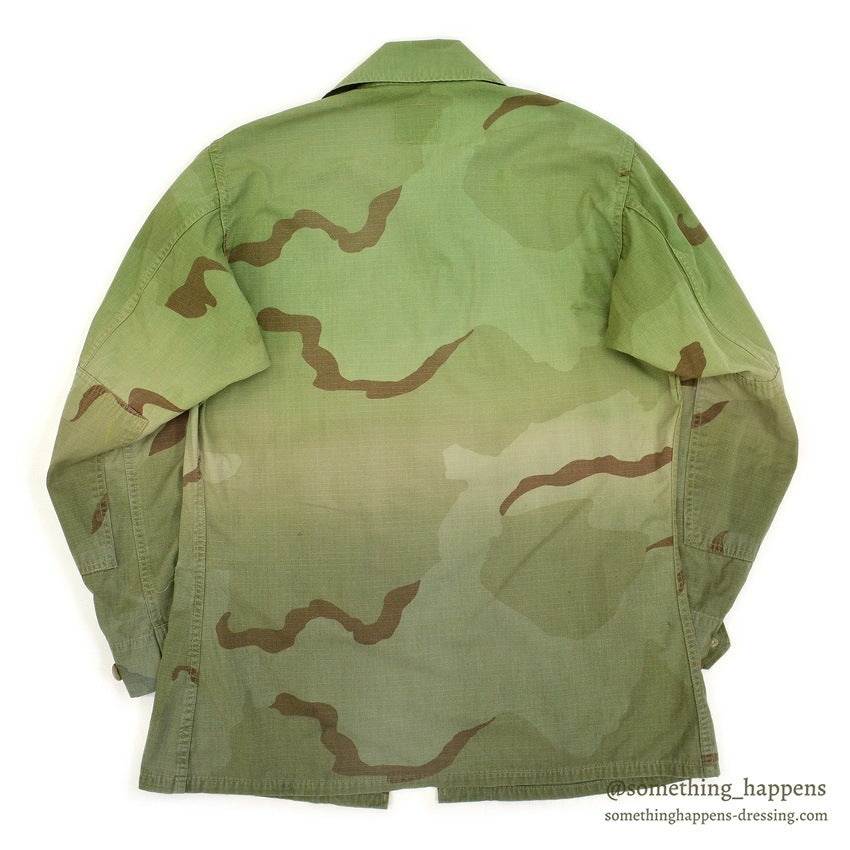 1990's U.S.MILITARY OVERDYED COAT, DESERT CAMO PATTERN, COMBAT ... S-R
