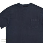 1990's BLACK FADED PLAIN POCKET T-SHIRT ...
