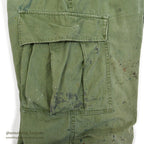 1960's USARMY JUNGLE FATIGUE PANTS POPLIN... MEDIUM-REGULAR