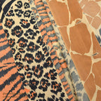 1960's~ ANIMAL PRINT S/S SHIRT...