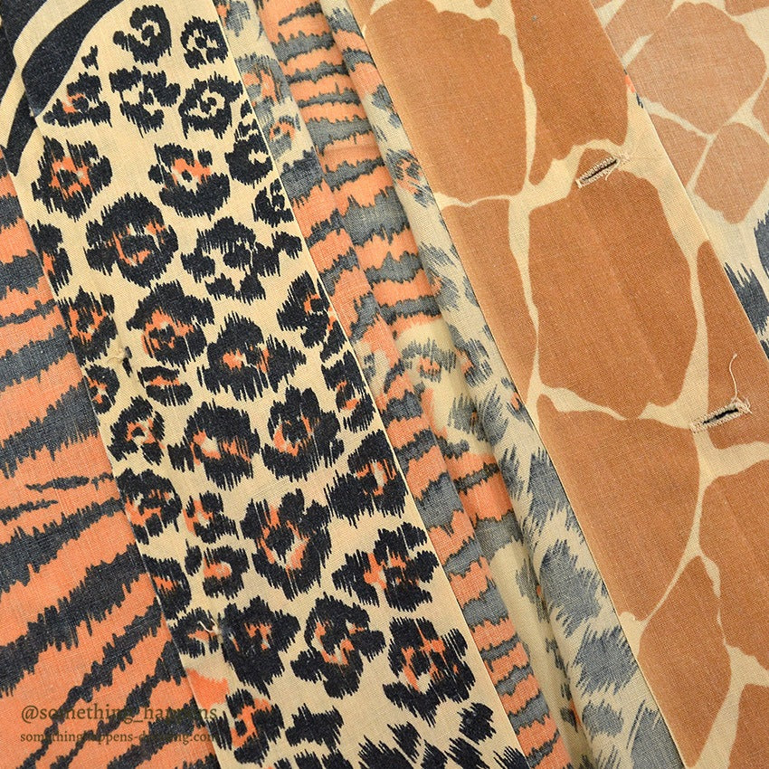 1960's~ ANIMAL PRINT S/S SHIRT...