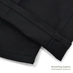 1970's~ DEADSTOCK CHALLENGER BY Kmart BLACK BOOT CUT TWILL PANTS... W32/L32