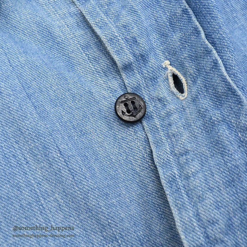 ~1960's FIVE BROTHER TYPE CPO DENIM SHIRT SELVEDGE ...
