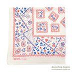 1970's OLD COOKIE PATTERN BANDANA RN13960...