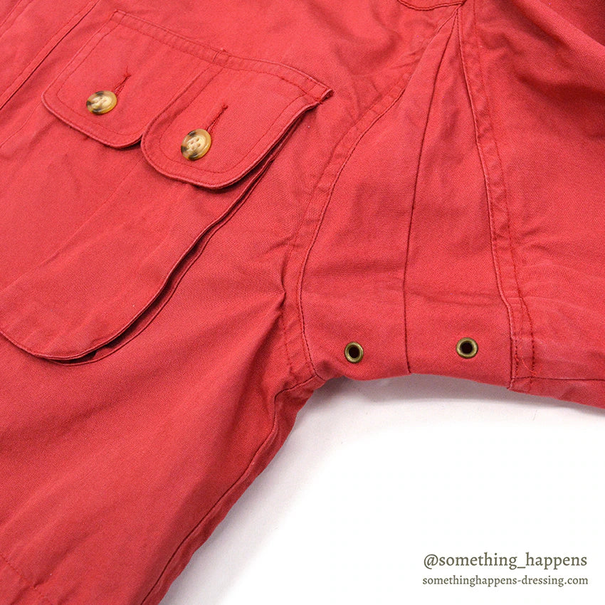 1980's~ Willis & Geiger BUSH POPLIN FIELD JACKET... L