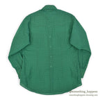 1950's UNUSUAL GREEN NYLON WESTERN SHIRT...