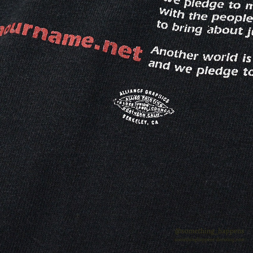 Y2K BAY SIDE Not In Our Name T-SHIRT...L
