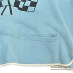 1960's BRENT LEMMON/CHECKERED FLAG 4-POCKET S/S SWEAT SHIRT ... XL