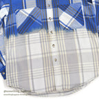 1980's ST JOHN'S BAY BY BIGMAC FLANNEL SHIRT / BLEACH... M