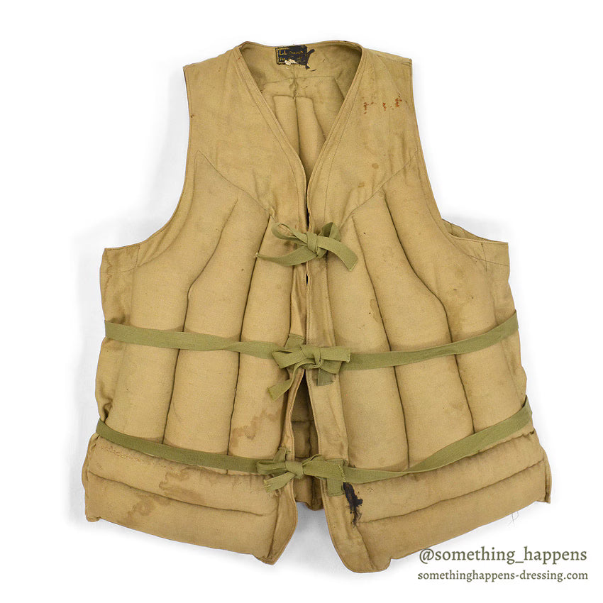 1940's L.L.BEAN WW2 LIFE PRESERVER VEST / RARE ...