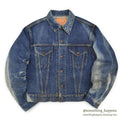 1960's LEVI'S 557XX DENIM JACKET / SUN FADED... 44