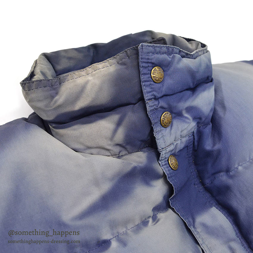 1980's REI DOWN VEST NAVY / SUN FADED ... L