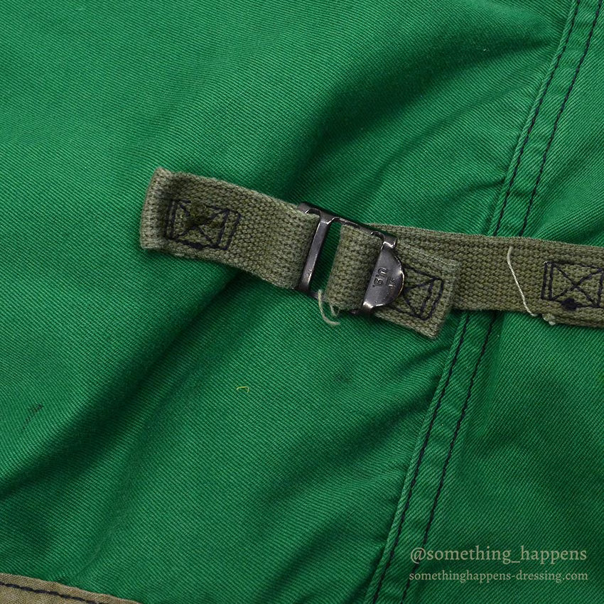 1980's USNAVY LIFE PRESERVER VEST MARK1 T GREEN / STENCIL ... L